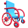 disability chair 3d logo