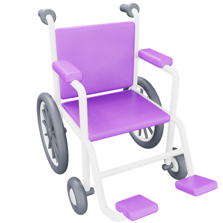 Wheel chair  3D Icon