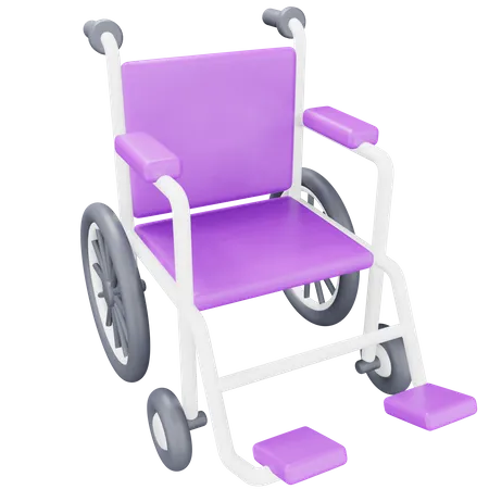 Wheel chair  3D Icon