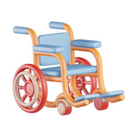 Wheel chair 3D Icon