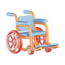 3d wheel-chair logo