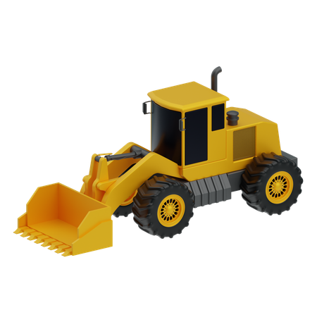 Wheel loader  3D Icon