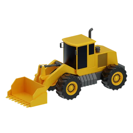 Wheel loader  3D Icon