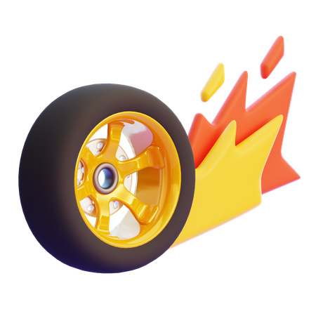 WHEEL SPEED  3D Icon