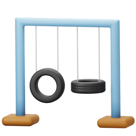 Wheel Swing  3D Icon