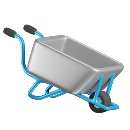 Wheelbarrow  3D Icon