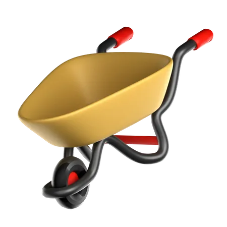 3 D Wheelbarrow Illustration Set Of 3 D Labor Day Icons Tools For Doing Repairs Perfect For Websites Mobile Apps And Presentations 3 D Rendering 3D Icon