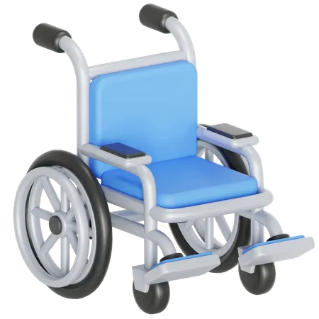 Wheelchair For Patients 3D Icon