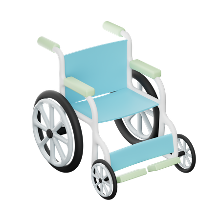 Wheelchair  3D Icon
