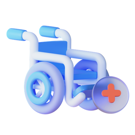 WheelChair  3D Icon