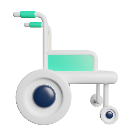 Wheelchair  3D Icon