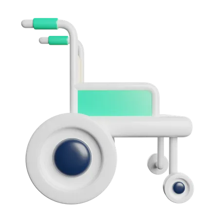 Wheelchair  3D Icon