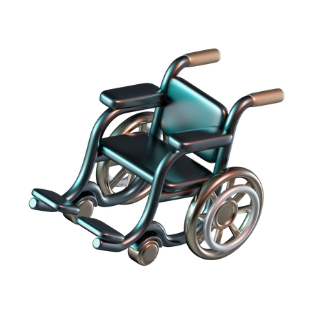 Wheelchair  3D Icon