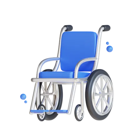 Wheelchair  3D Icon