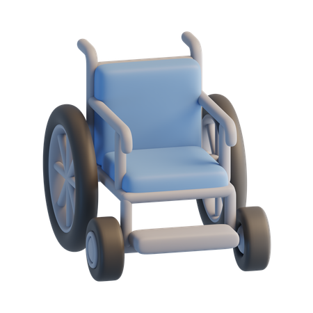 Wheelchair  3D Icon