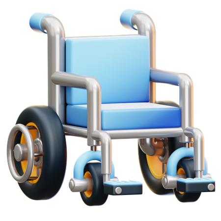 Wheelchair  3D Icon