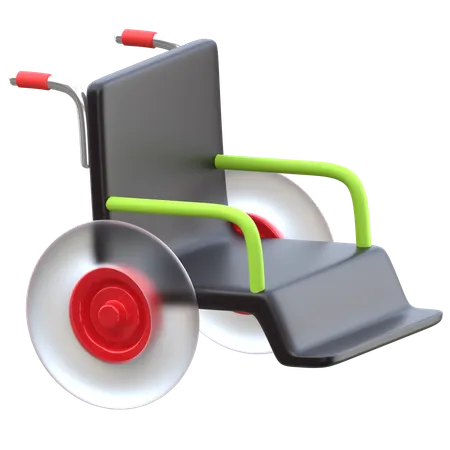 Wheelchair  3D Icon