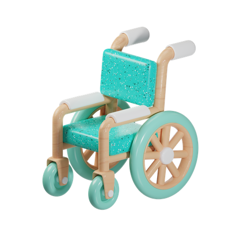 Wheelchair  3D Icon