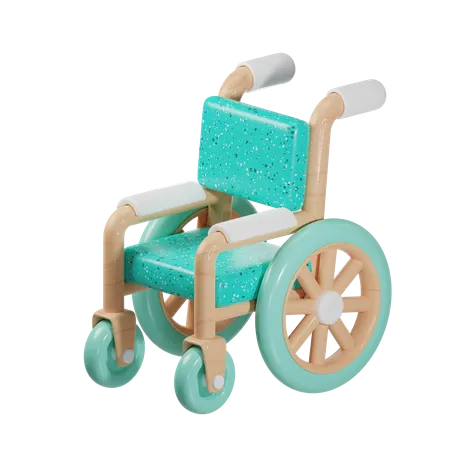 Wheelchair  3D Icon