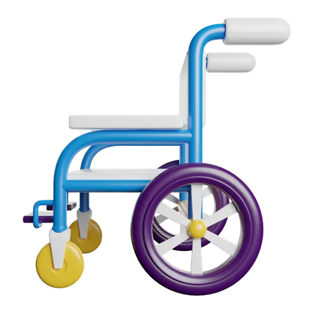 Wheelchair  3D Icon