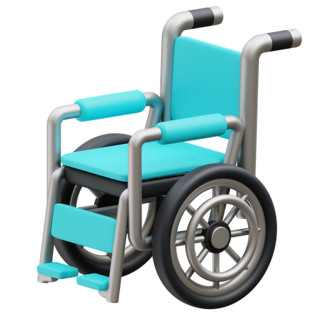 Wheelchair  3D Icon