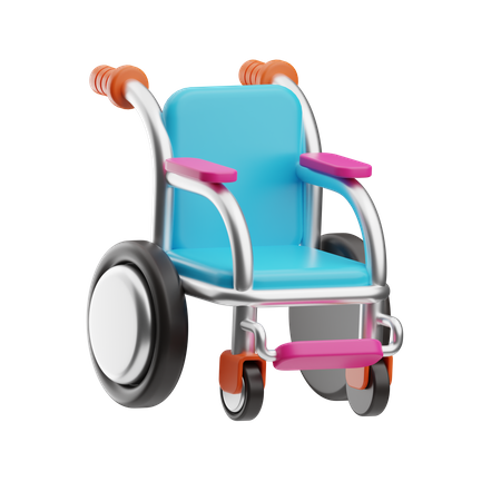 Wheelchair  3D Icon