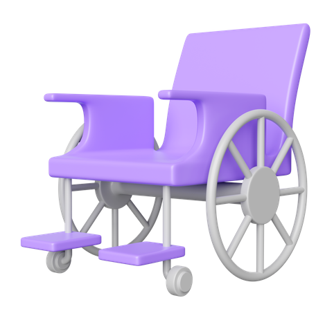 Wheelchair  3D Icon