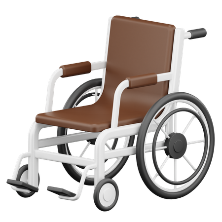 Wheelchair  3D Icon