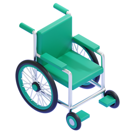 Wheelchair  3D Icon