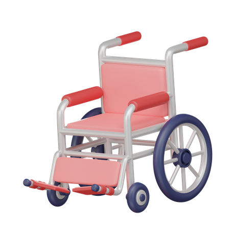 Wheelchair  3D Icon