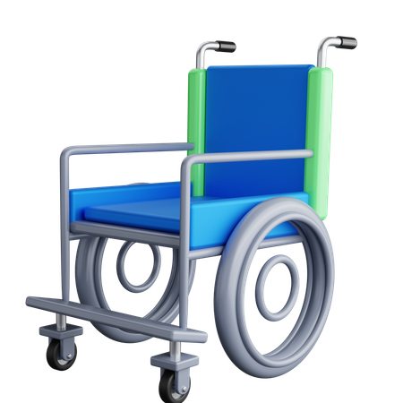 Wheelchair  3D Icon