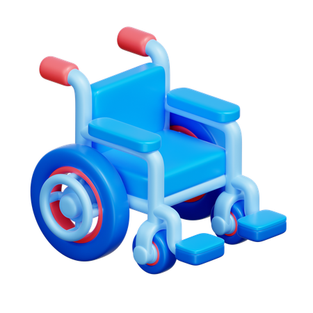 Wheelchair  3D Icon