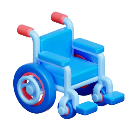 Wheelchair  3D Icon