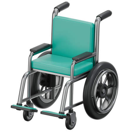 Wheelchair  3D Icon