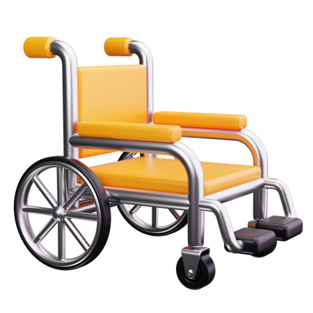 Wheelchair  3D Icon