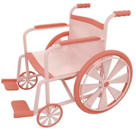 Wheelchair  3D Icon