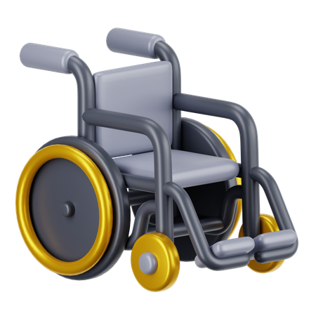 Wheelchair  3D Icon