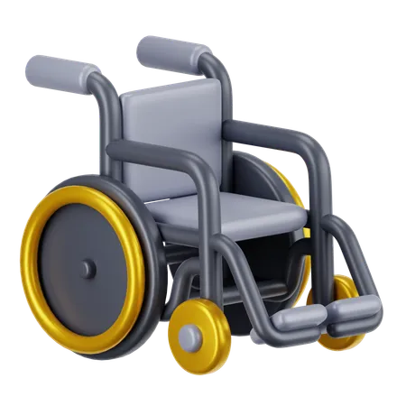 Wheelchair  3D Icon