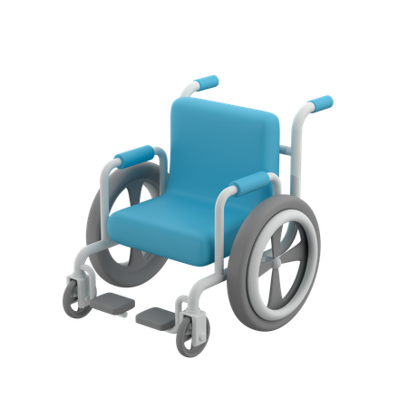 Wheelchair  3D Icon