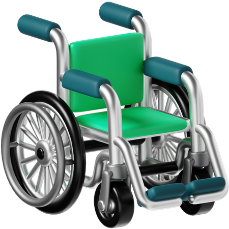Wheelchair  3D Icon