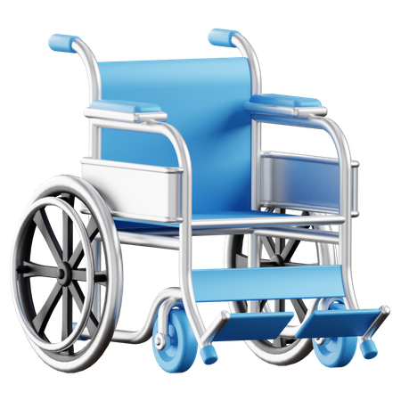 Wheelchair  3D Illustration