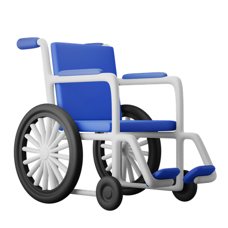 Wheelchair  3D Illustration