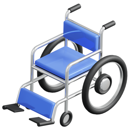 Wheelchair  3D Illustration