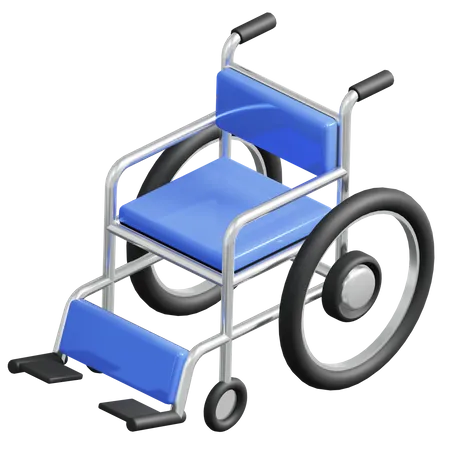 Wheelchair  3D Illustration