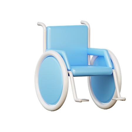 Wheelchair 3D Illustration