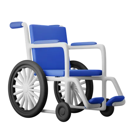 Wheelchair 3D Illustration