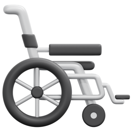 Wheelchair 3D Icon