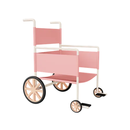 Wheelchair 3 D Icon Illustration 3D Icon