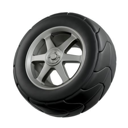 Wheels  3D Icon