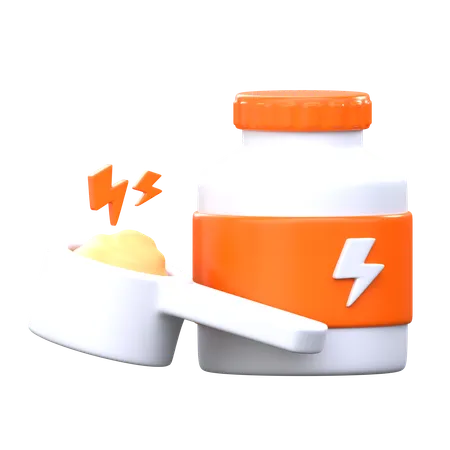 Whey 3 D Diet And Nutrition Icon 3D Icon
